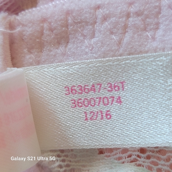 Victorias Secret Pink Date Push Up Rainbow Pastel Lacy Racerback Bralette Size M - Picture 6 of 15